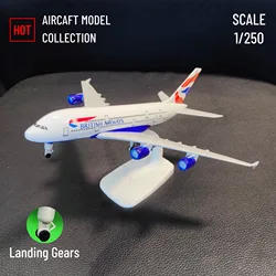 Avion l'inventaire Birtish A380, 20cm, échelle 1:250, pour garçon, jouet, cadeau de Noël