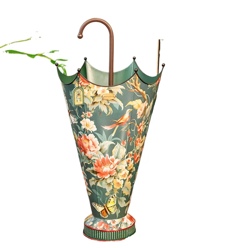 

New Retro Creative Large Umbrella Storage Bucket Umbrella storage equipment for household living room organizer