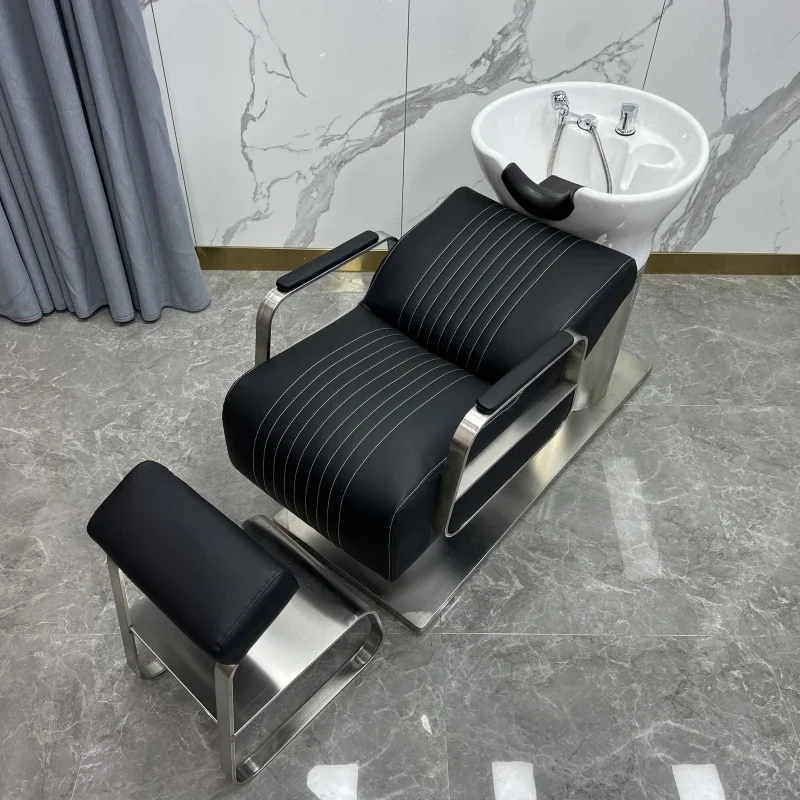 전문 샴푸 의자 머리 면도 화장품 미용 의자 머리 세척 헤드 스파 Complet Avec Lit Hairsalon 가구