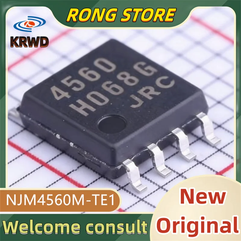 10PCS 4560 New Original NJM4560M-TE1 NJM4560M NJM4560 4560M