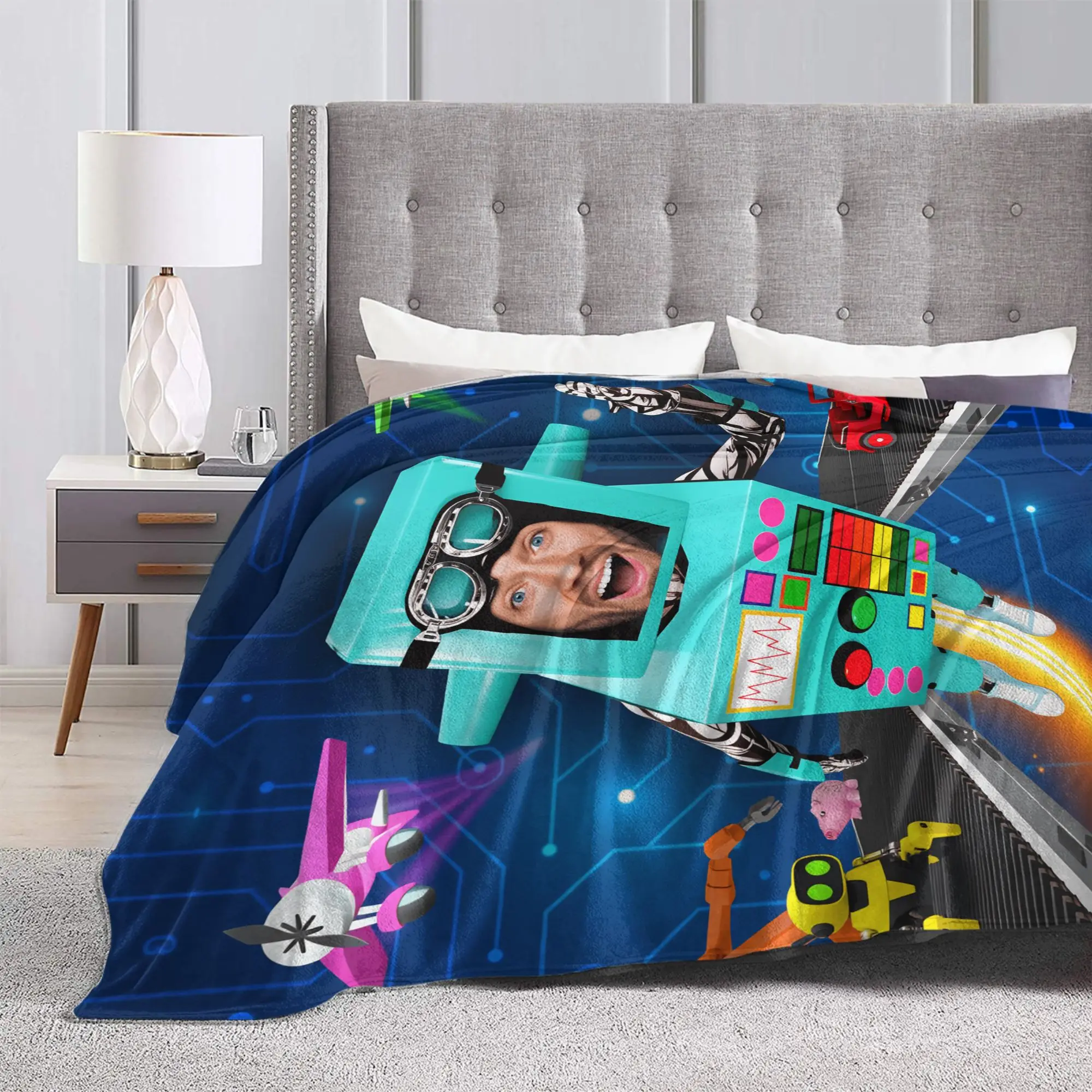 The Robot Dance song and lyrics by Danny Go! Warm Soft Blankets  Students Plush Throw Blanket Bedroom Flannel Bedspread Sofa Bed