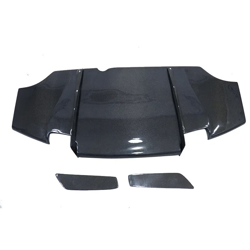Suitable For Mitsubishi Yishen Modified EVO Carbon Fiber Rear Lip Upgrade Modified Appearance Parts