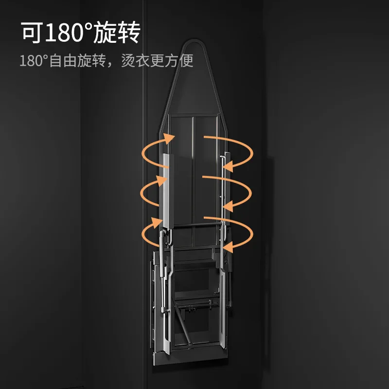 Cloakroom Household folding ironing board Wardrobe Hidden ironing board Electric iron Hanging ironing table