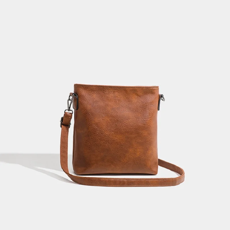 New Women Casual Retro Shoulder Bag Luxury PU Leather Ladies Crossbody Messenger Bag commuting shopping Large Capacity Tote Bag