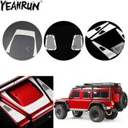 YEAHRUN TRX4 Metal Anti-Skid Plate Intake Grille RC Car Hood Sticker Decoration for 1/10 RC Crawler TRX-4 Upgrade Parts