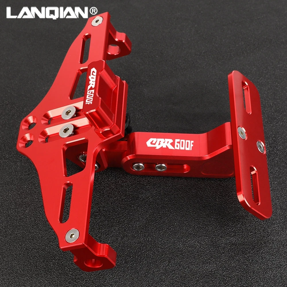 FOR Honda CBR600F CBR 600F 2011 2012 2013 2014 CNC Aluminums Rear License Plate Holder Bracket Tail Tidy Fender Eliminator Kit