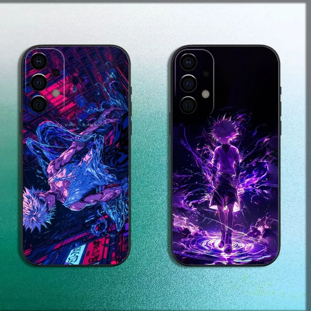 

Anime H-Hunter K-Killua Phone Case For Samsung Galaxy A13,A21s,A22,A31,A32,A52,A53,A71,A80,A91 Soft Black Cover