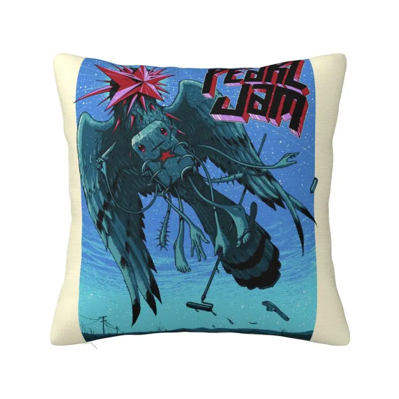 

Custom Album Tour Jam Pearls Rock Band Square Pillow Case Home Decorative 3D Double Side Printed Cushion Cover for Sofa