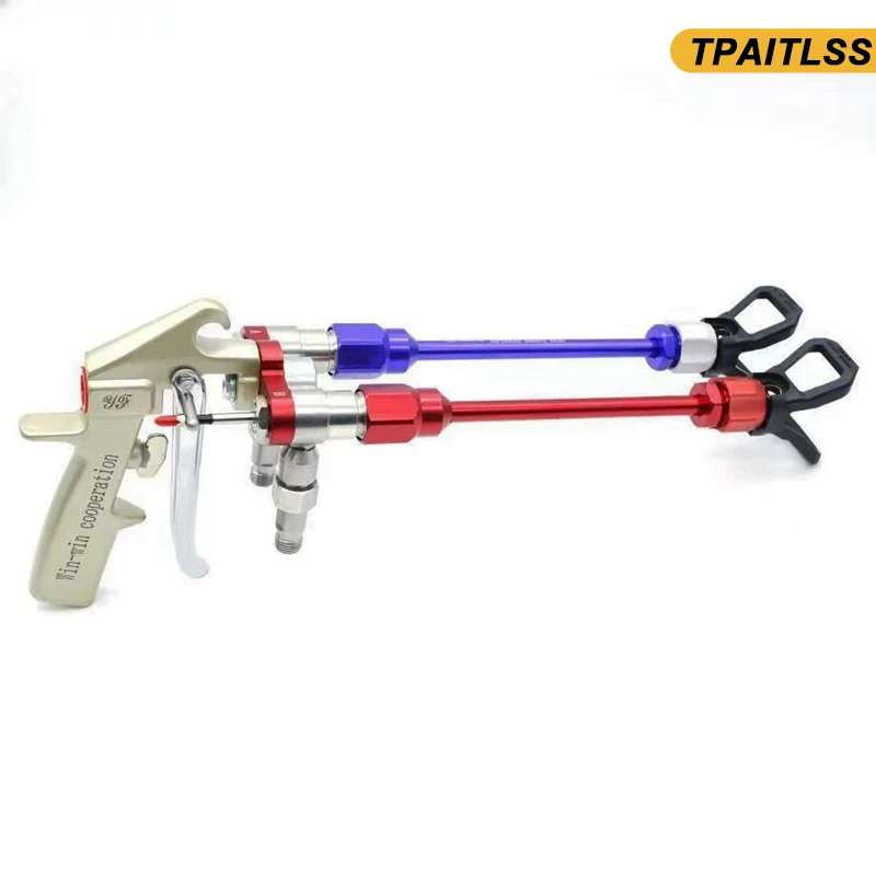 

Mix Spraying Coating Airless Mix Painting Pistol 2 Line Gun AirMix Spray Gun 2 Components Spray Materials Mixture 2K Paints Out
