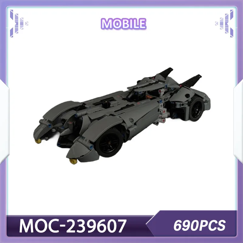 

Building blocks set mobile car model MOC-239607 Movie superhero bricks Christmas gift