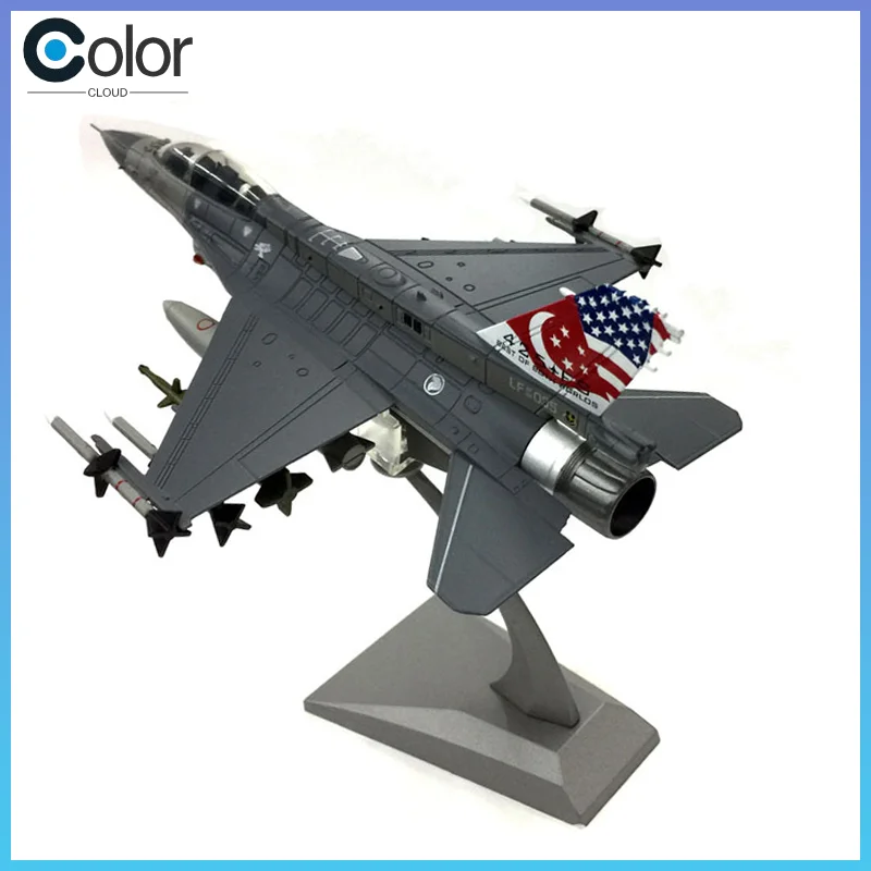 

Nsmodel Alloy Fighter Jet F-16d Eagle Singapore Air Simulation Finished Model Toy Non-Radio Controlled Aircraft Helicopter Model