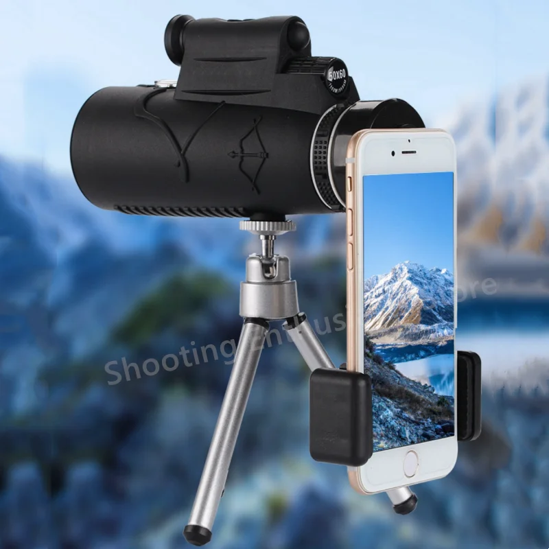 Remote Portable 50X60 Zoom High-definition Powerful Binoculars Professional Telescopes Monocular Low Night Vision Hunting