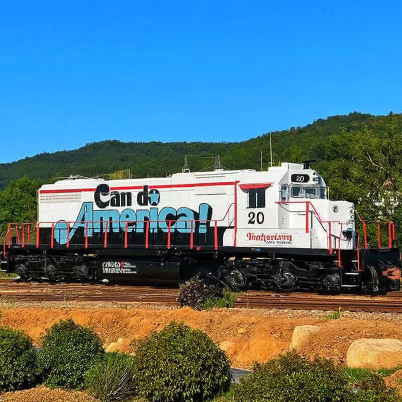 HO نوع 1/87 لعبة القطار SXT33159 SD38-2 قاطرة الديزل مع المؤثرات الصوتية الرقمية قطار نموذجي للأولاد.