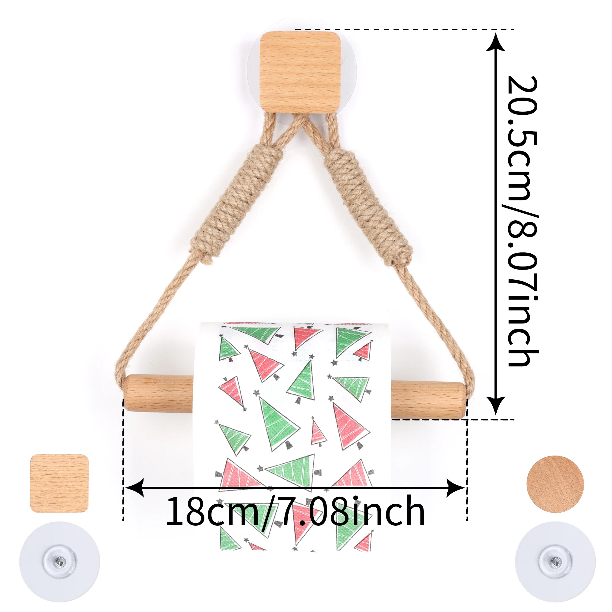 Toallero de papel higiénico bohemio de pared, soporte montado en la pared, toallero, soporte para pañuelos de baño, dispensador de toallas,