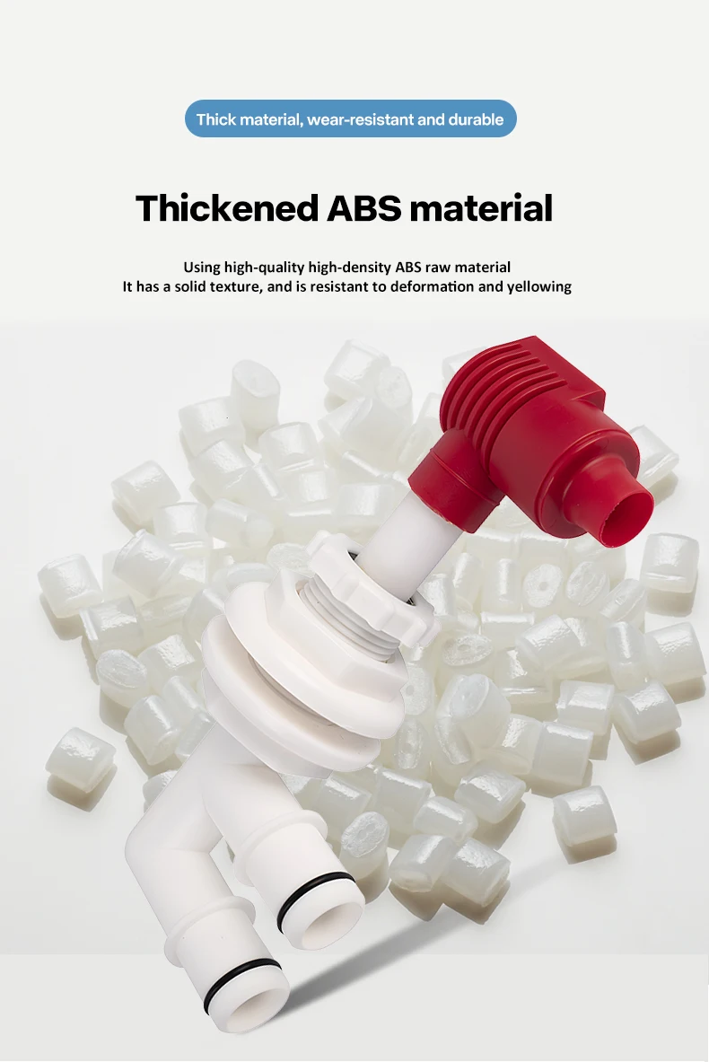 Marine-Livewell-Sauerstoffventil ABS-Entlüftungsbelüfter für Bass-Boote, Fischhaltebehälter, Wasserzirkulation, Zubehör-Kit für Fischereiyachten – Detail 3