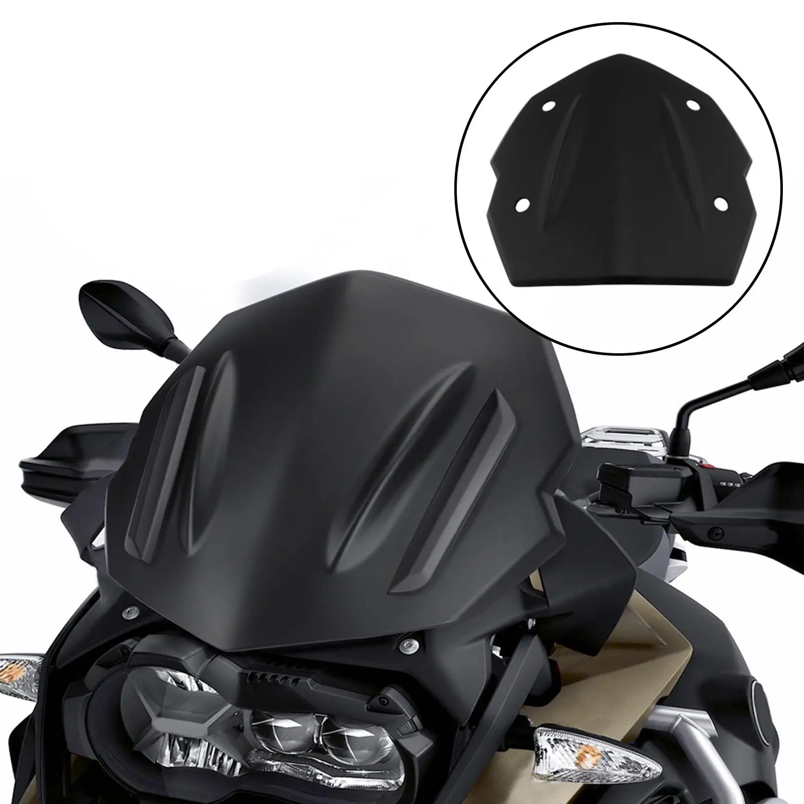 Motorcycle Front Windshield Attractive Wind Deflectors Motorbike Exterior Accessories Parts Decoration Fits for R125018