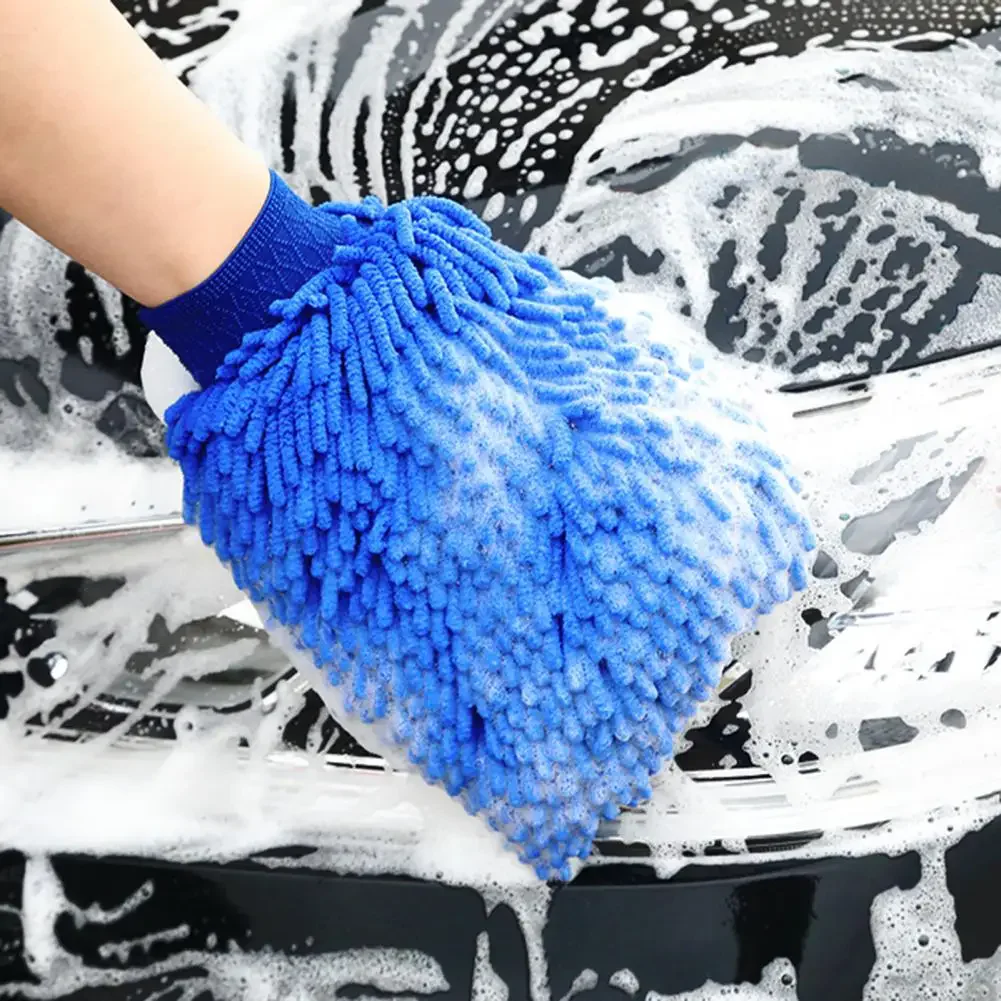 Motorcycles Wash Gloves Chenille Glove Plush Rags Thickened Car Cleaning Tools Auto FOR  R1250RS G310GS G310R R18 C400X C400GT