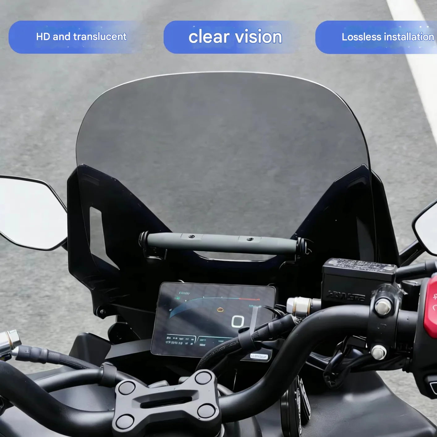 

Ветровое стекло в стиле Forza для ZONTES 150X, комплект переднего ветрозащитного дефлектора для мотоцикла