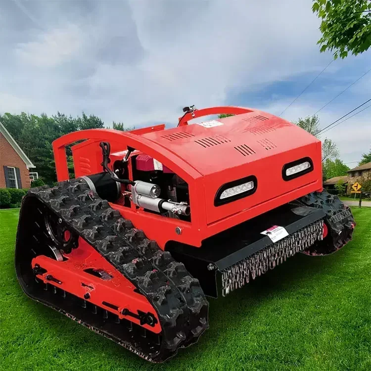 Quality goods Lawn Mower All Terrain Remote Control Robot Weed Mowing Machine At Good Price