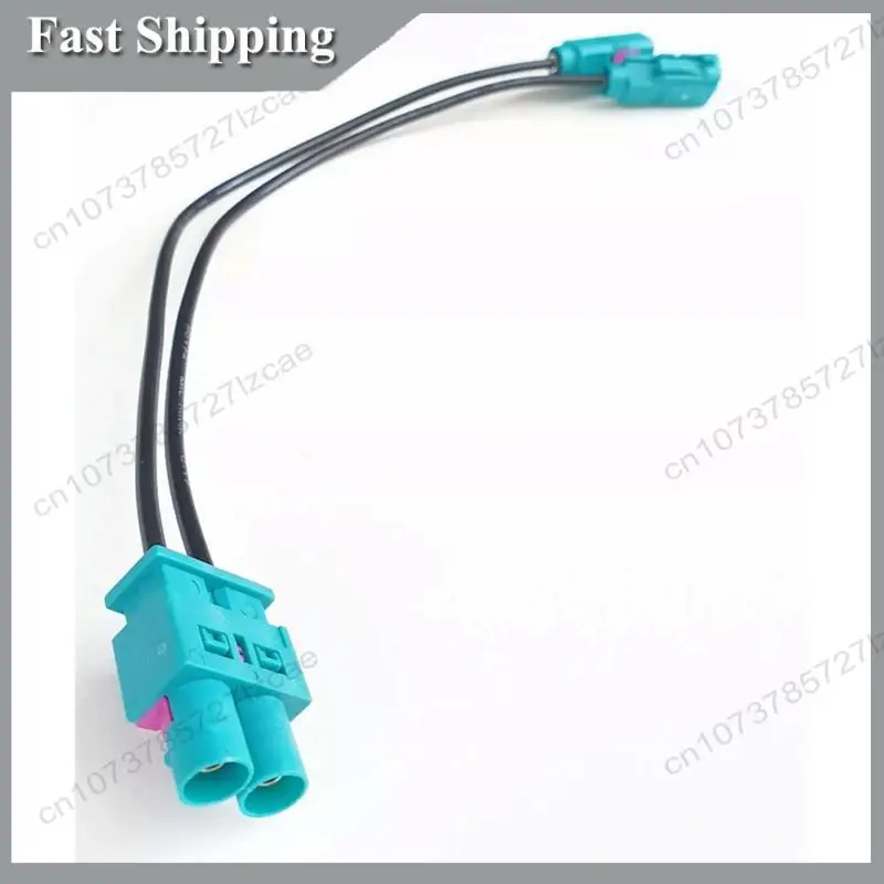 -A99Z Antenna Adapter Cable Dual Fakra Plug Socket Connector Converter For  VW Radio Player Head Unit