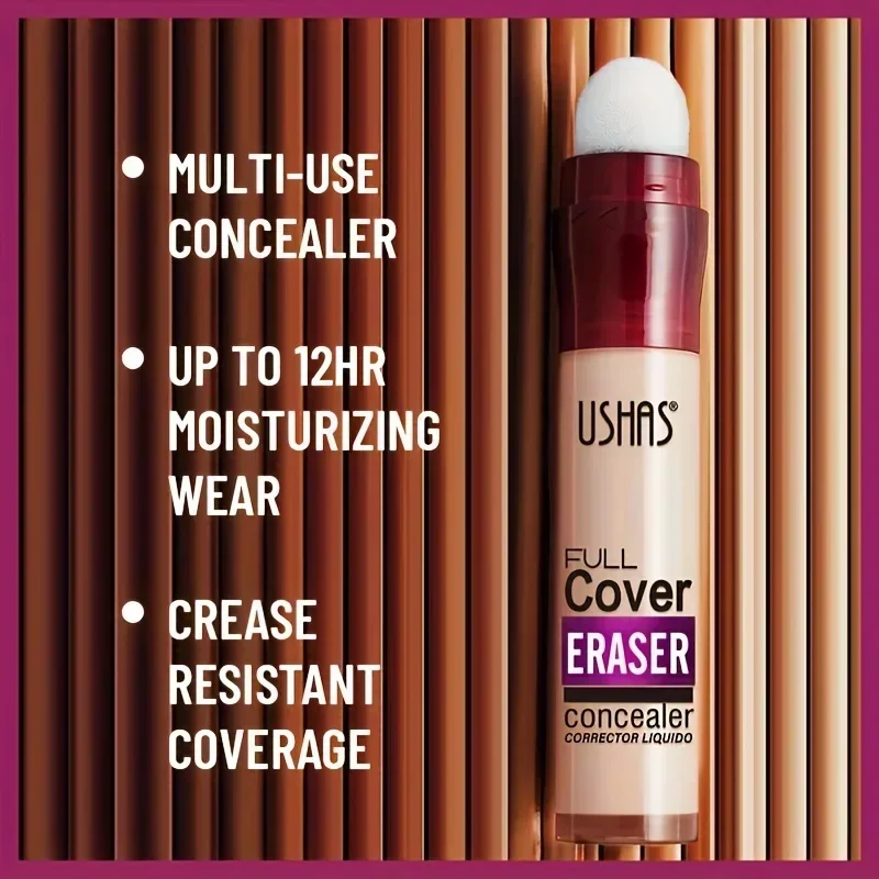 Sponge Head Concealer For Dark Circles Tears Freckles Corrector Acne High-end Makeup Natural Skin Makeup Cosmetics