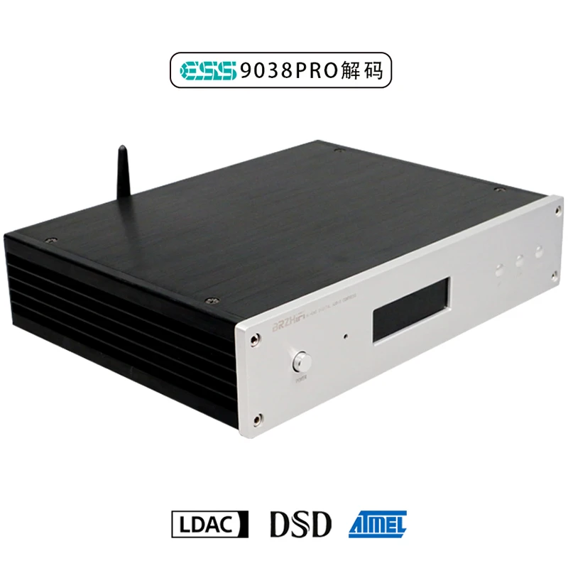 【Hot】Hi-End AUDIO DAC Of ES9028PRO ES9038PRO DSD decoder Amanero USB interface ES9038 Bluetooth-compatible remote control
