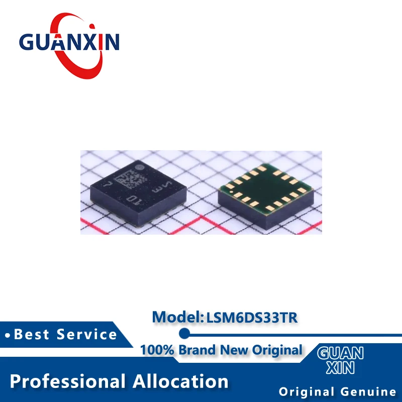 

100% новый LSM6DS33TR Маркировка S3 LGA-16 LSM6DS33