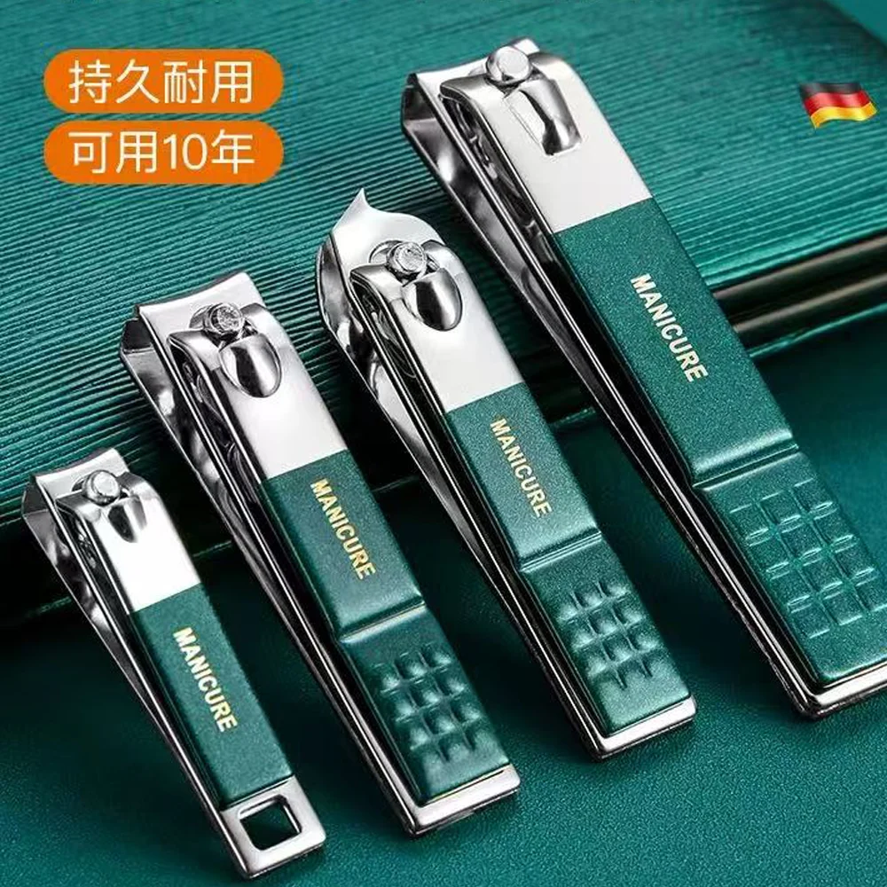 

New 18pcs Green Nail Scissors Set Household High End Mens and Womens Special Nail Clippers Manicure Beauty Tools Portable Manicu