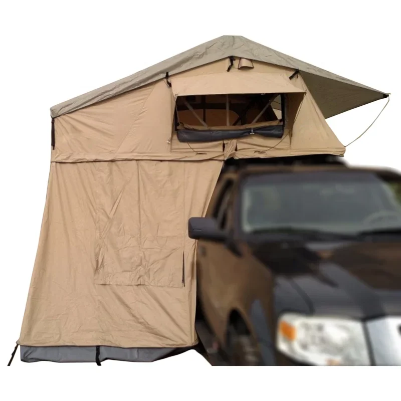 

Outdoor Camping Car Roof Top Tent with Awning Gazebo 캠핑
