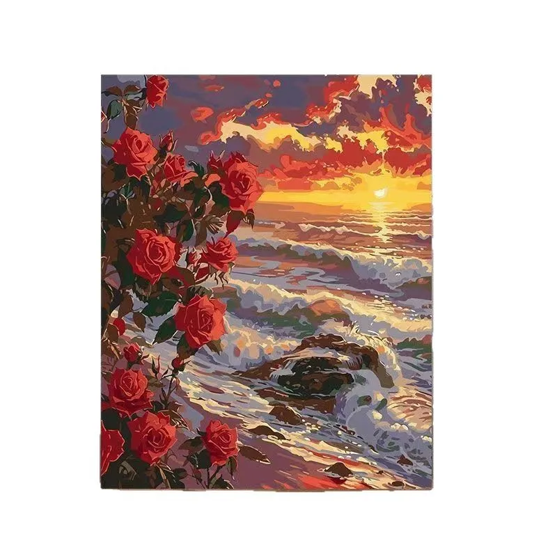 

4994551 Digital oil painting living room decorative painting sofa background wall hanging painting