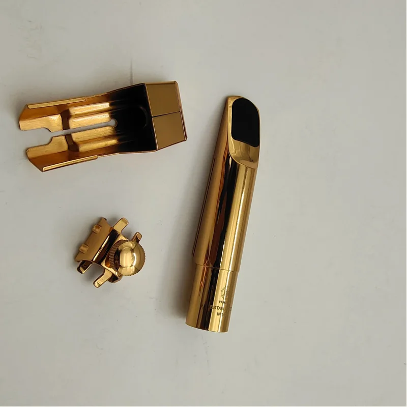 

New Saxophone Metal Mouthpiece Brass Plated Size 5 6 7 8 9 For Alto Soprano Tenor Sax Accessories