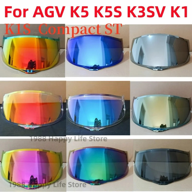 For AGV k5 k5S k5-S K3SV K3-SV K1 K1S Compact ST Motorcycle Helmet Visor Lens Shield Glasses Accessories Anti-scratch WindRacing