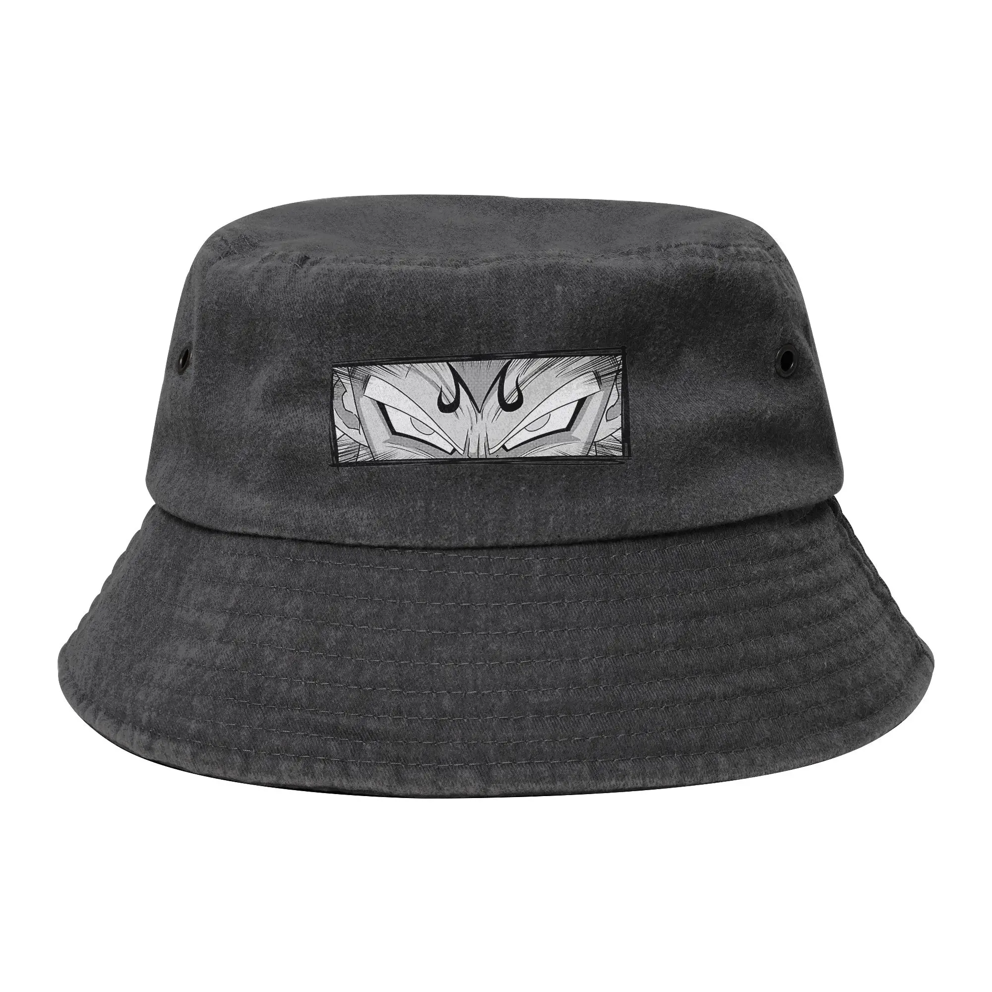 Vegeta Dragon Ball Bucket Hats for Men Women Beach  Distressed Washed Field Hat UV Protection for Hiking Fishing Caps