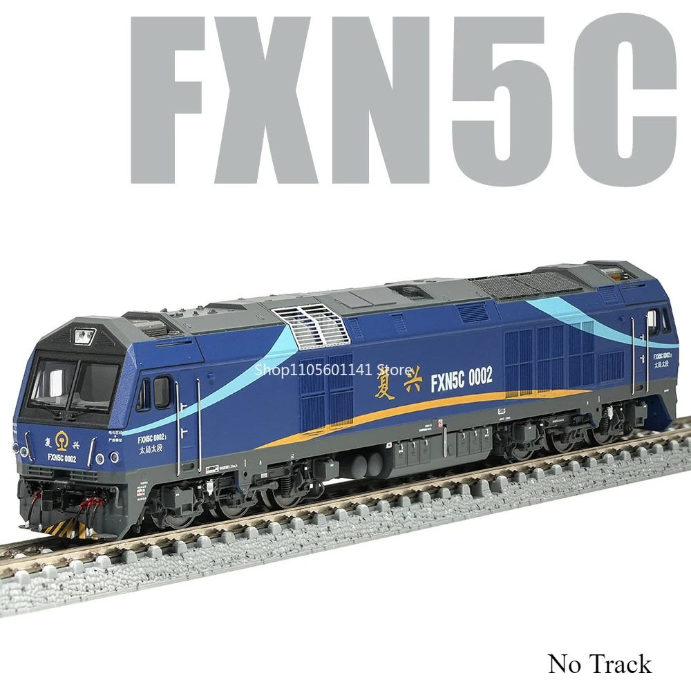 Changming N Scale 1/160 Train Model FXN5C-0022 Diesel Locomotive Simulation Train Model Toy Collection Gift