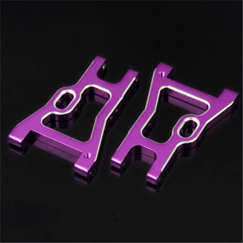 2pcs Upgrade 102021 Alum Rear Lower Sus Arm HSP 02007 Spare Parts 1/10 Scale Models Remote Control Car CNC