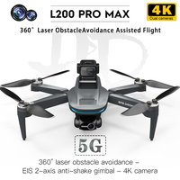 L200 PRO MAX Drone with 4K HD Dual Camera 2-axis Drone 360° Laser Obstacle Avoidance Brushless GPS 5G WIFI RC FPV Quadcopter