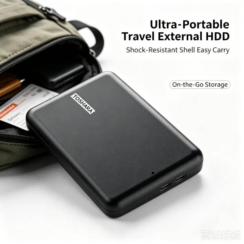 A5 Series Small Black Portable Hard Drive High-Speed USB 3.2 500GB 1TB 2TB 4TB Compatible High-Speed Portable Hard Disk Drive