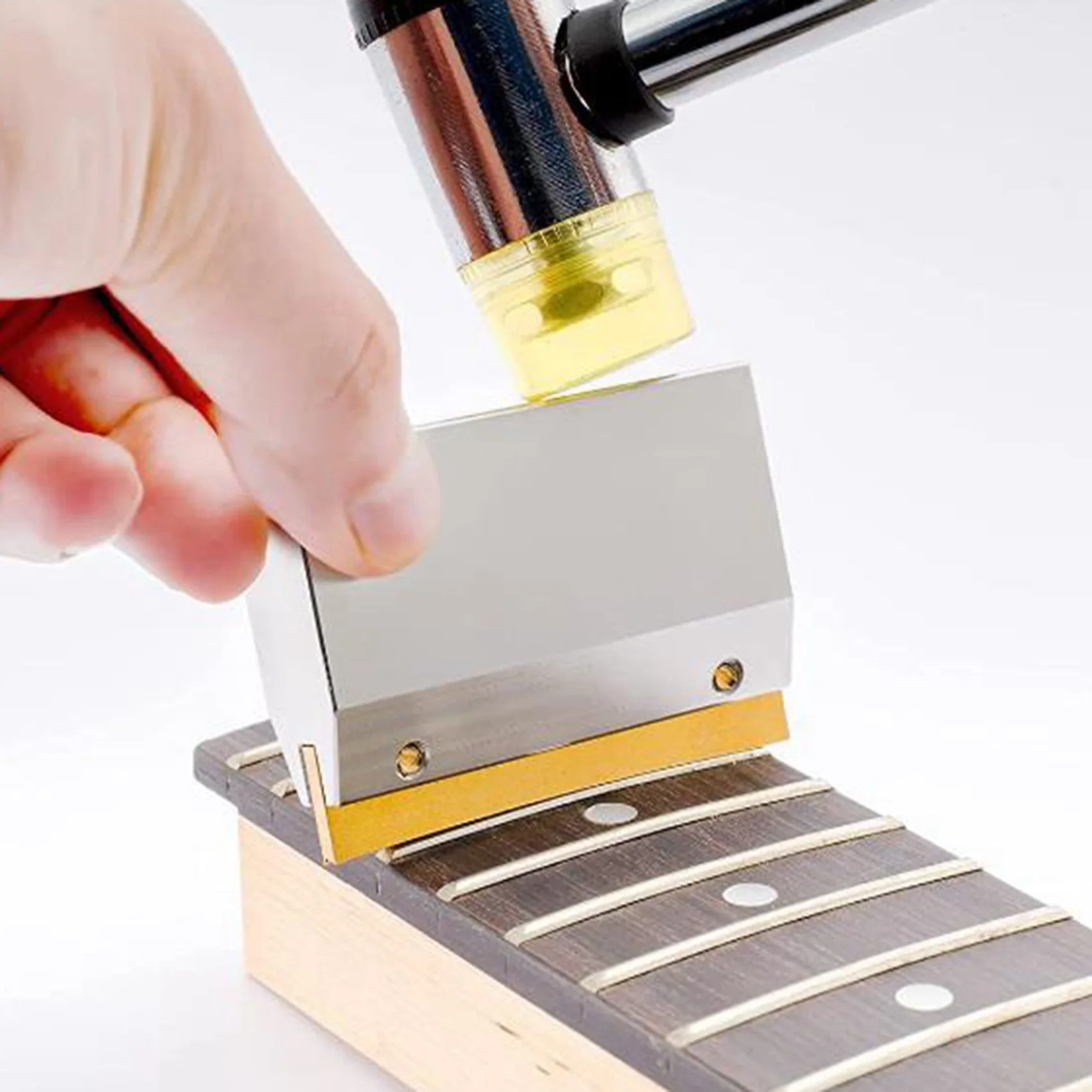 【STOCK】Guitar Fingerboard Fret Press Guitar Fret Wire Tool Luthier Tool Guitar Wire Frets Guitar Repair Press Tool