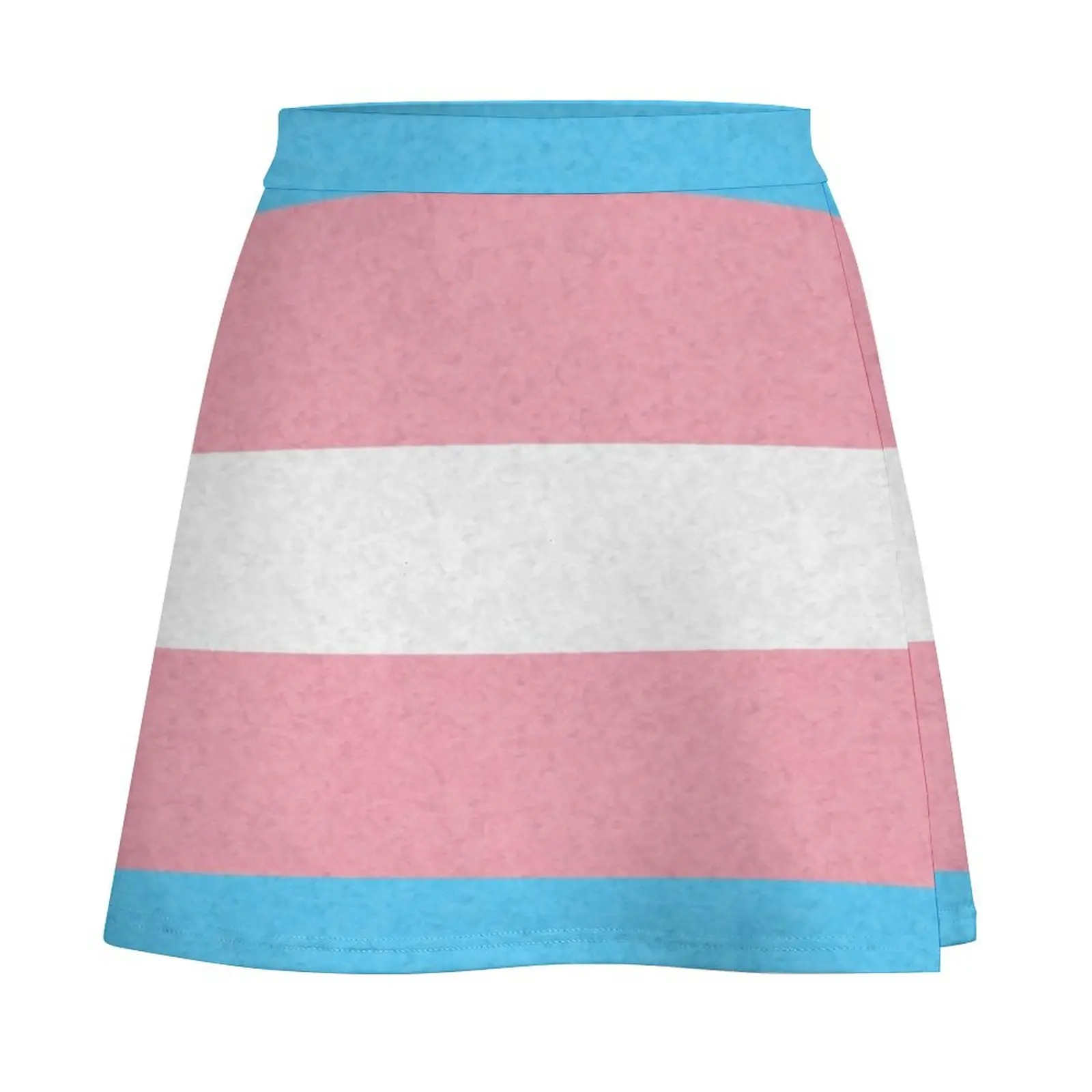 Transgender Pride Flag Colored Background Mini Skirt fairy grunge elegant party dresses for women 2026 Mini Skirt