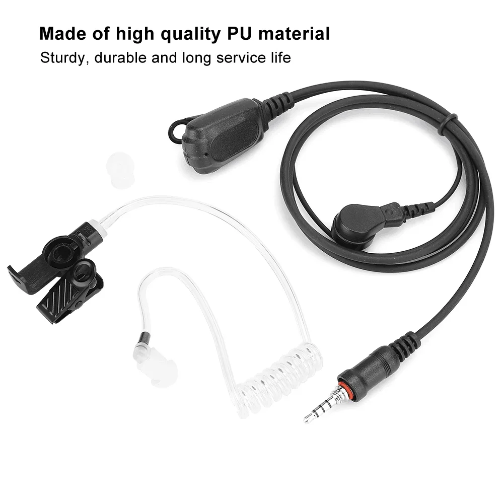 Headset tabung akustik udara 3.5mm, Earpiece tahan Air untuk Radio ICOM IC-M33 M25 5 M34 IP54