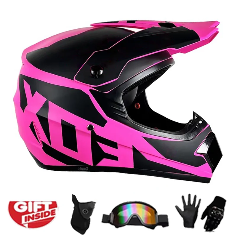 Casque de moto pour jeunes enfants hors route Capacete Dirt Bike descente ATV DH Go-kart Cross DOT approbation VTT pour enfants