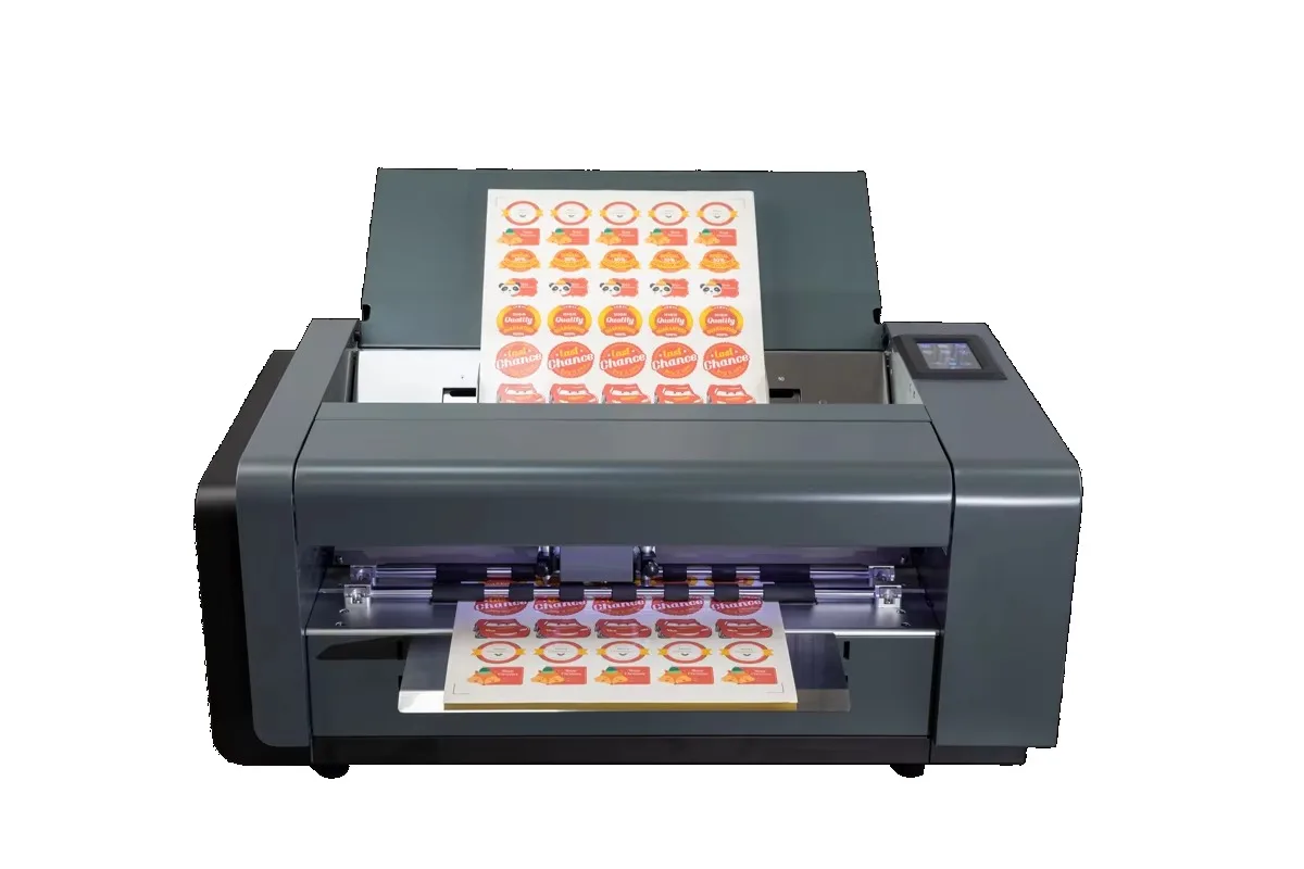 2025 New Model A3+ Mutli Sheet Label Cutter Double Head Cutting Machine Kiss Cut and Full Cutting Plotter A3MAX 4-WDD