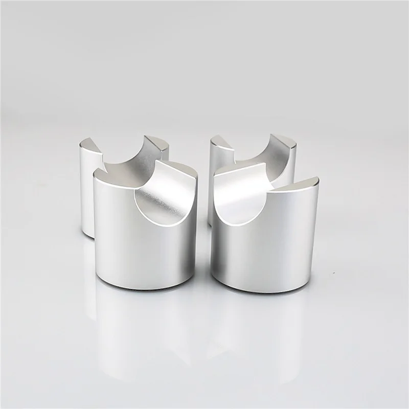 M05K 8Pcs HIFI Cable Stand Booster Holder Support Frame Anti-Shock Foot Multi-Function Speaker Cable Trailing Pad Silver