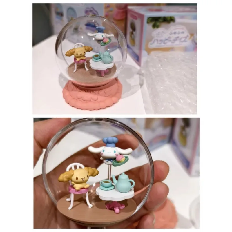 Rement Sanrio Figure Cinnamoroll  Hello Kitty Kurom Little Twin Stars Bad Badtz-Maru Able Ornaments Children Gifts Capsule Toy