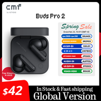 Global Verison CMF by Nothing Buds Pro 2 with 50 dB Hybrid Active Noise Cancellation 6 HD MICS IP55 Bluetooth 5.3 Buds Pro2