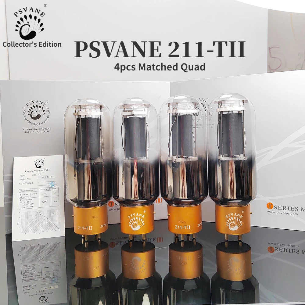 PSVANE 211 MARKII 211-TII Vacuum Tube Collection Version Upgrade 211 HIFI Audio Valve Electronic Tube Amp DIY Factory Matched