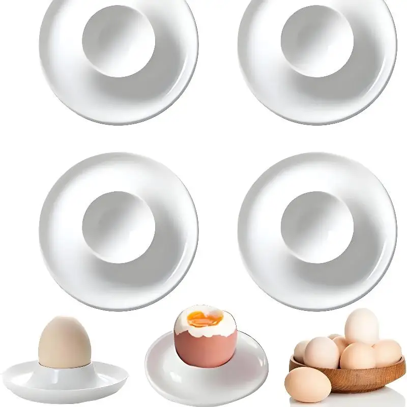 ~4-piece Creative Anti-scalding Egg Tray Set, Plastic Egg Tray, Household Egg Cup, Kitchen Gadgets And Accessories