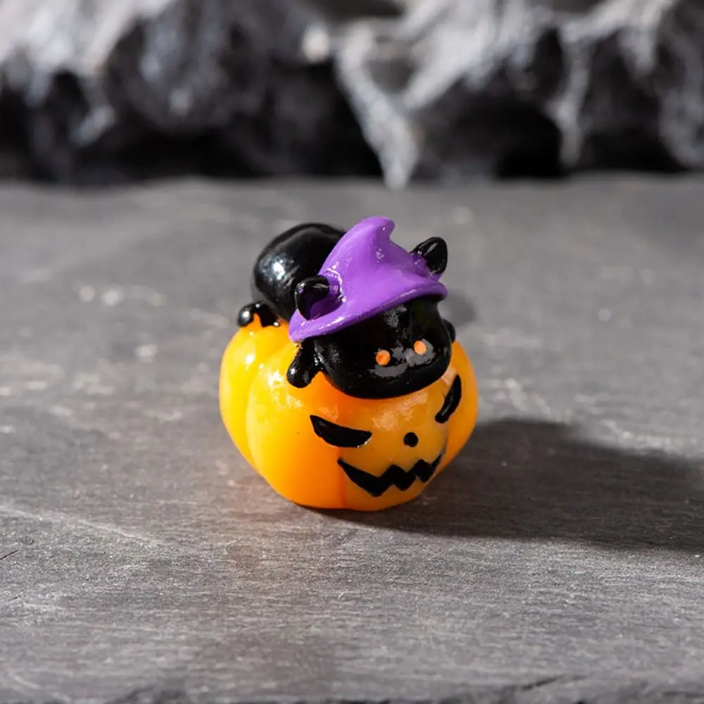Mini Halloween Miniature Figurine Purple Castle Tree House Cartoon
