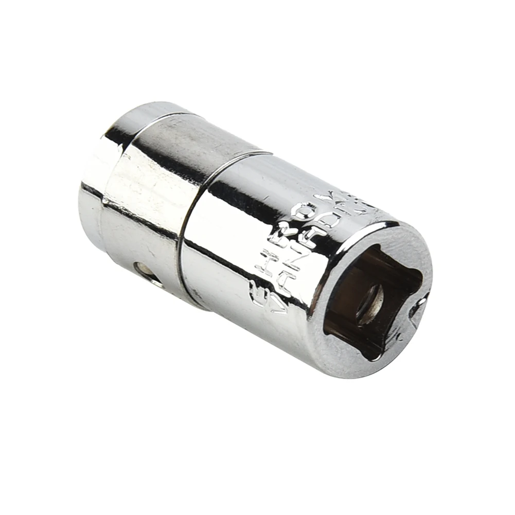 Converter Drill Socket Adapter Tool 1/4 Square Drive 25mm 2pcs Chrome Vanadium Steel For Impact Driver Quick Change