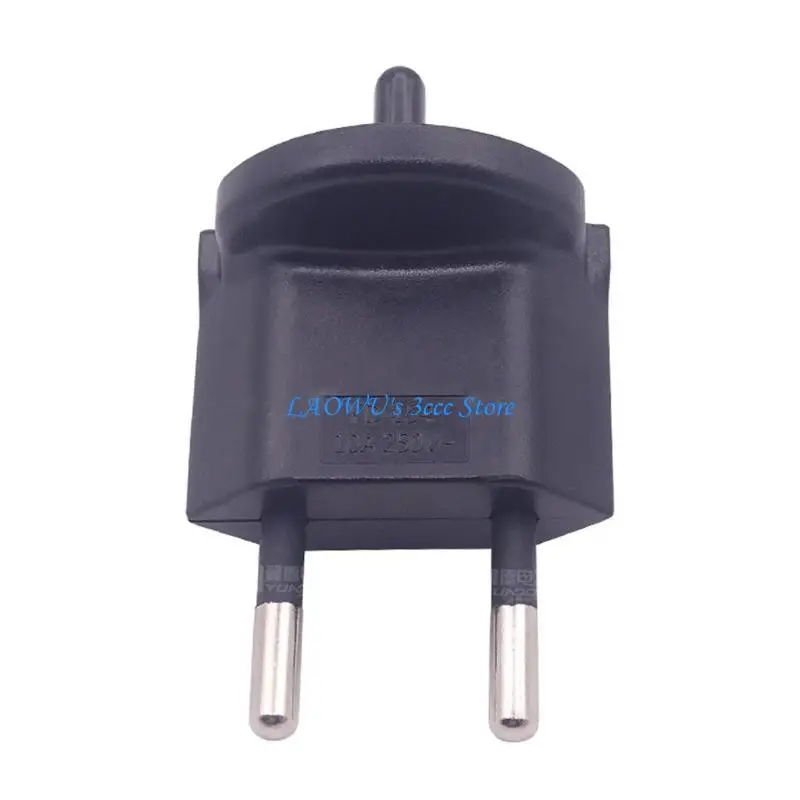 

Y8AD 1PC European France Plugs Travel Adapter 3 Pin Plug 16A to 10A 250V Power Plug